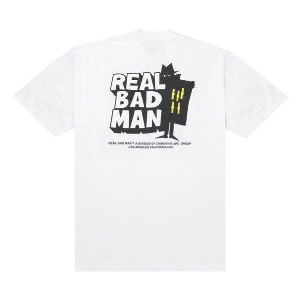 Real Bad Man Classic Ss Tee- White -Rbm1302501