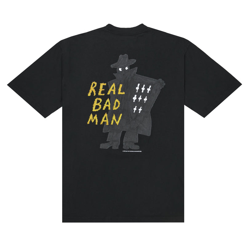 Real Bad Man Comix Ss Tee - Black- Rbm1300201