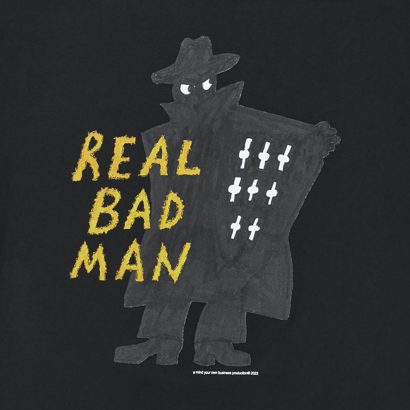 Real Bad Man Comix Ss Tee - Black- Rbm1300201