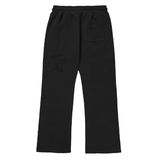HONOR THE GIFT SCRIPT EMBROIDERED SWEATS-BLACK-HTG230316