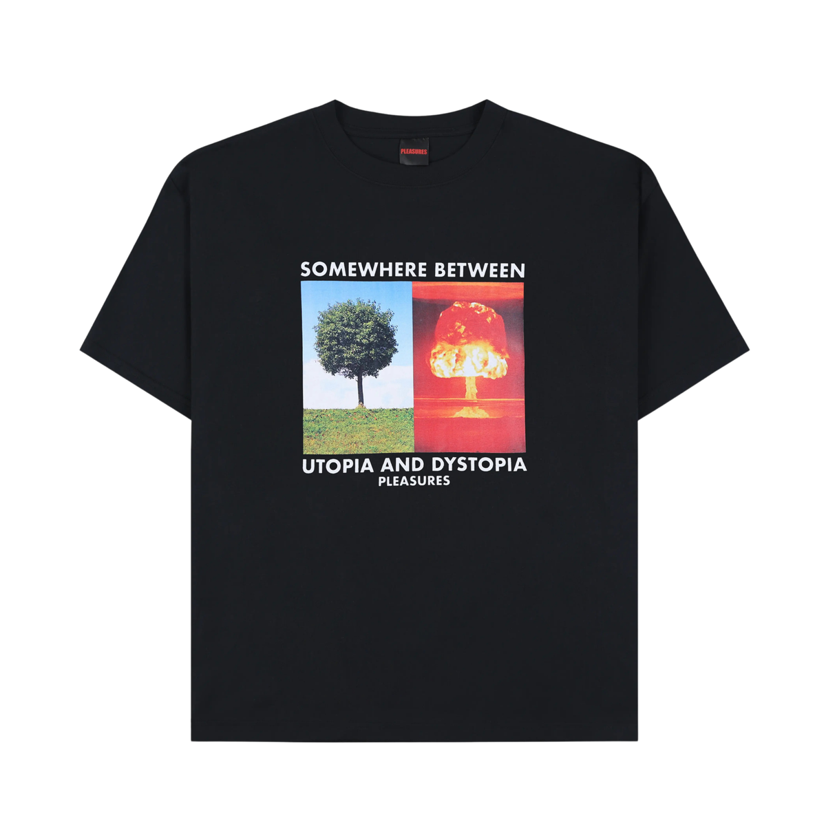 Pleasures Somewhere T-Shirt - Black - P26F050