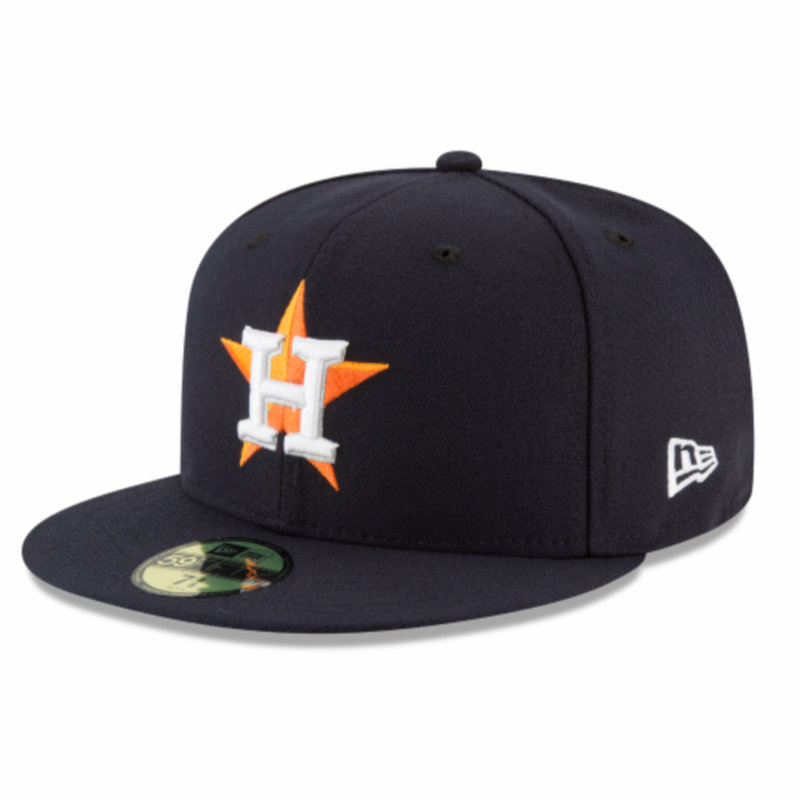 New Era 59FIFTY Houston Astros Navy MLB 2017 Authentic Collection On Field Home Fitted Cap-70360932