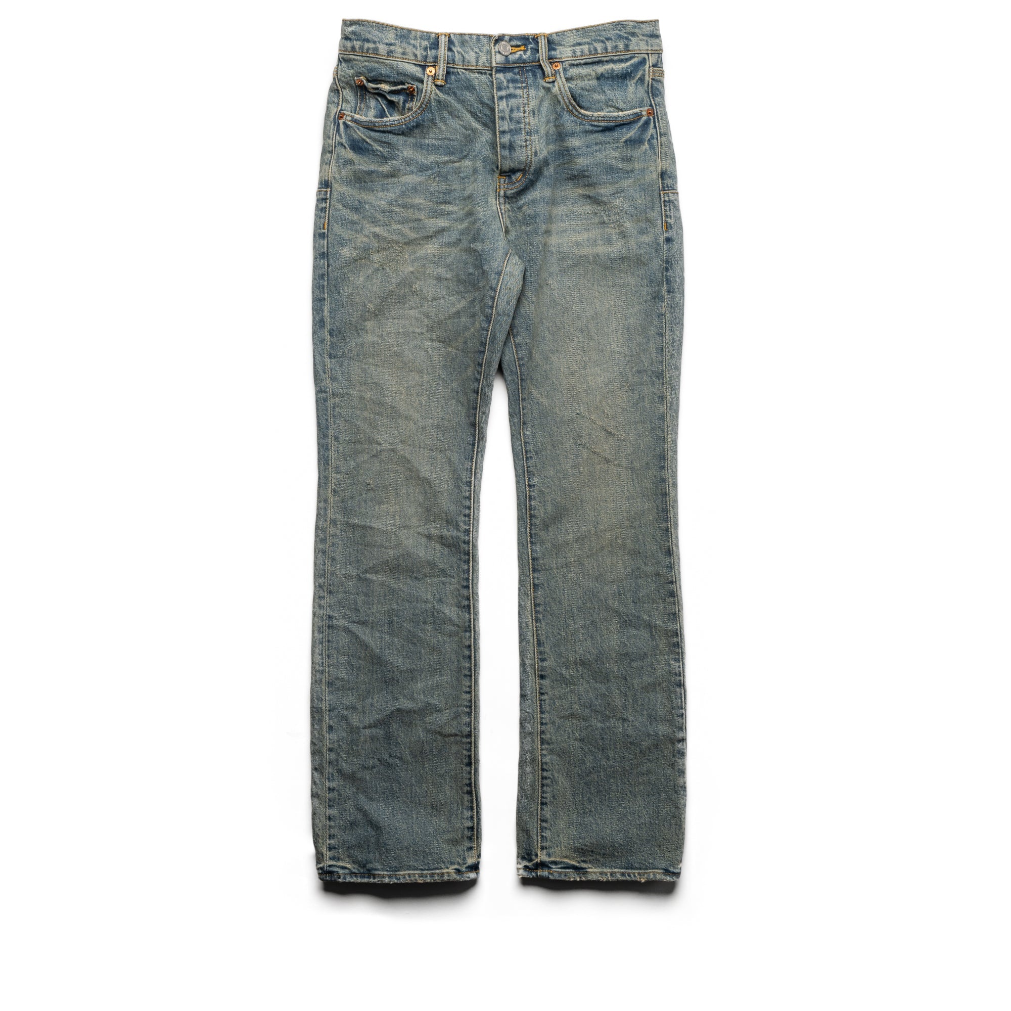 PURPLE VINTAGE INDIGO DESTROY BOOT -P004-VILD323