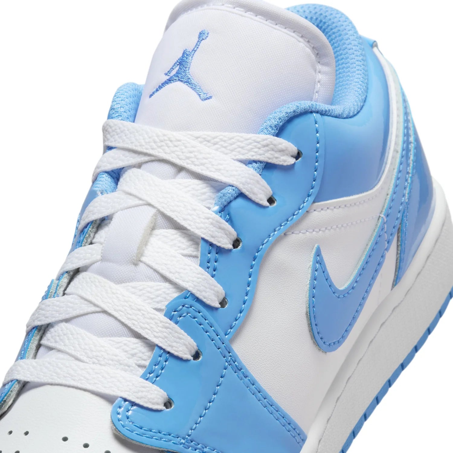 Grade School Air Jordan 1 Low SE -White/legend Blue- FZ3929-114