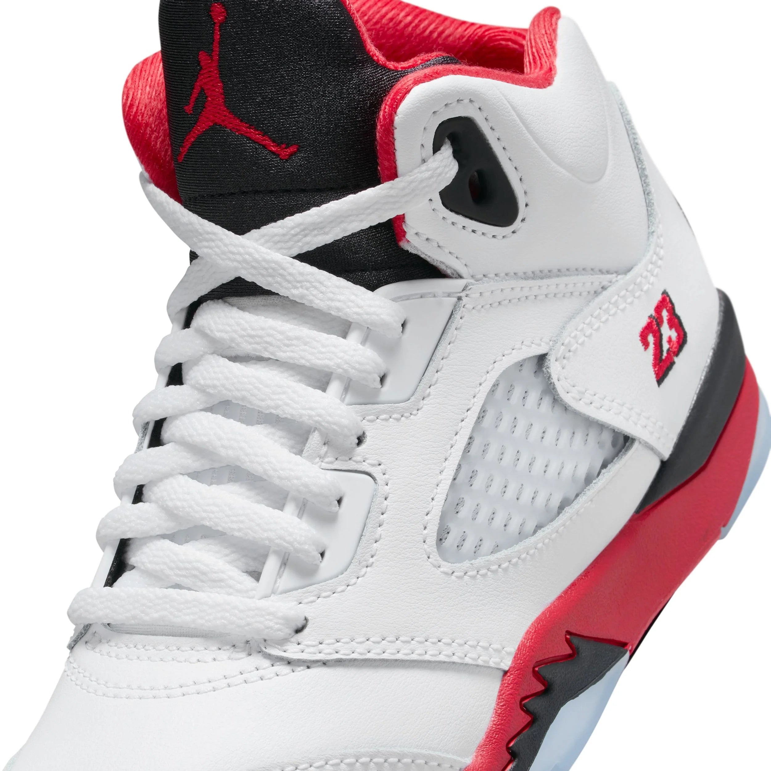 Preschool Jordan 5 Retro OG 'Fire Red Black Tongue' - HQ7979-101