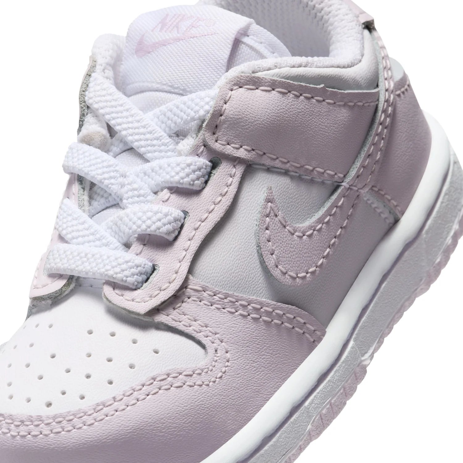 Toddler Nike Dunk Low 'White/Light Violet' - FB9107-128