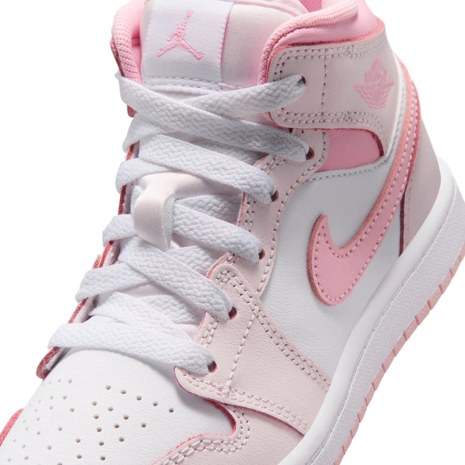 Preschool Jordan 1 Mid 'Pearl Pink' - DQ8424-600