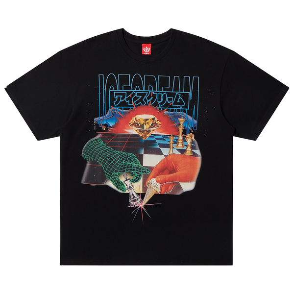 Ice Cream Service SS Tee-Black-441-6206