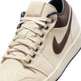 Men's Air Jordan 1 Low PRM 'Pale Ivory'  - IB8058-110