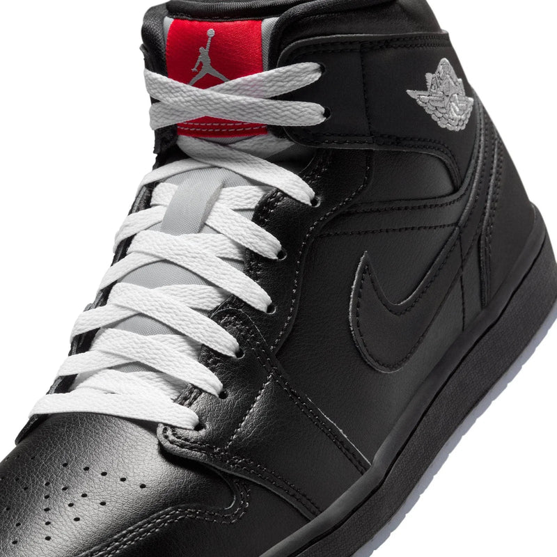 Air Jordan 1 Mid SE 'Black/black-white-wolf Grey' - HV5177-010