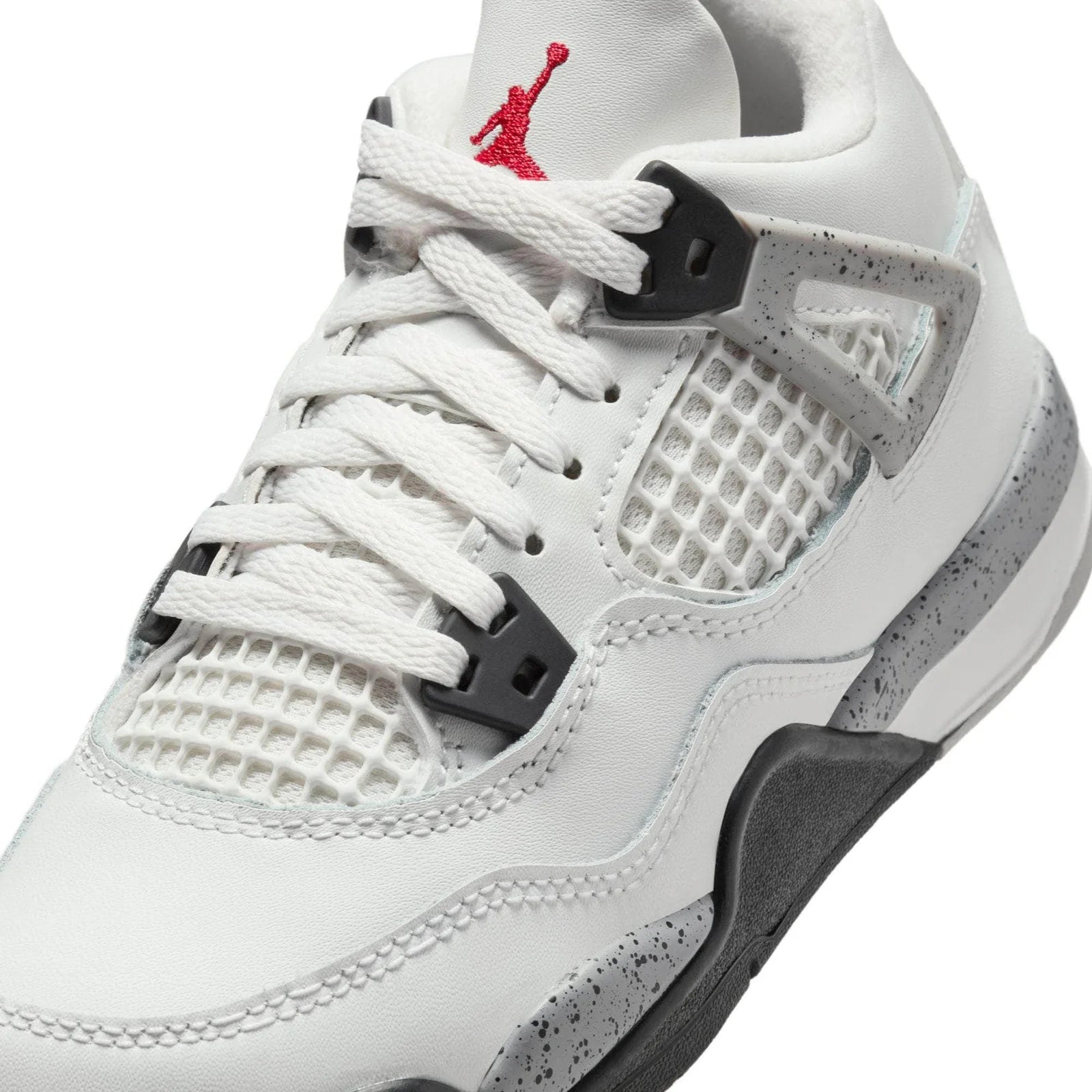 Preschool Jordan 4 Retro 'White Cement' -IB4388-100