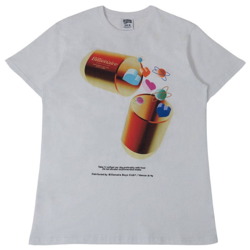 BILLIONAIRE BOYS CLUB-BB TAKE WITH FOOD SS TEE-WHITE-831-7209