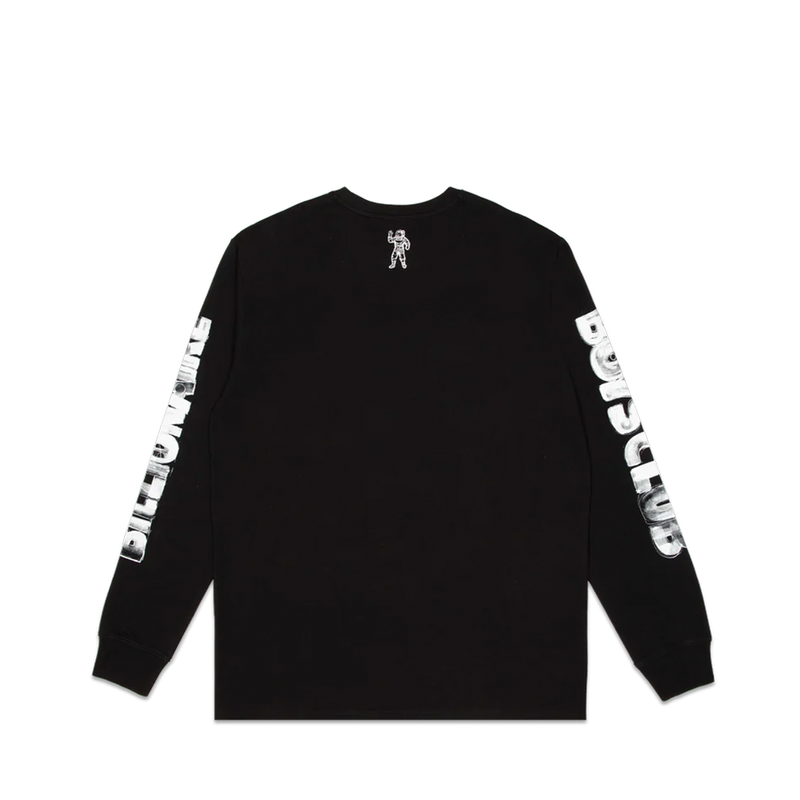 BILLIONAIRE BOYS CLUB GOUACHE HELMET L/S TEE-BLACK-831-9205