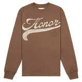 HONOR THE GIFT D-HOLIDAY HOLIDAY SCRIPT L/S-GREY-HTG230446