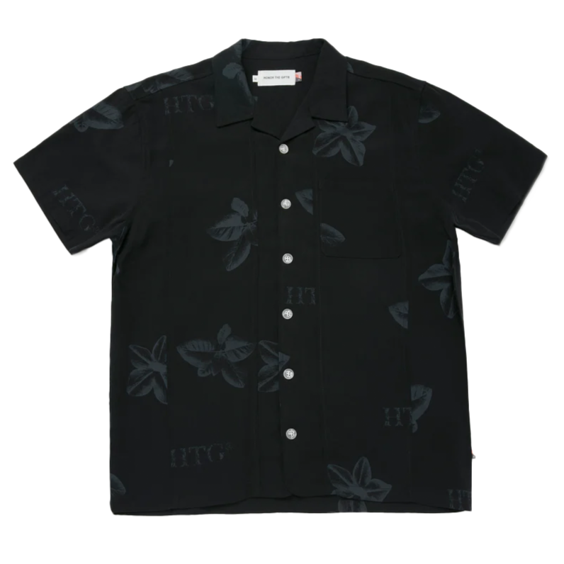 HONOR THE GIFT TOBACCO SS BUTTON UP-BLACK-HTG230251