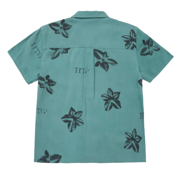 HONOR THE GIFT TOBACCO SS BUTTON UP-TEAL-HTG230251