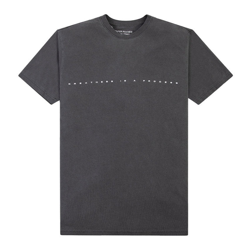 Paper Planes Dimensional Tee- WASHED BLACK-200300