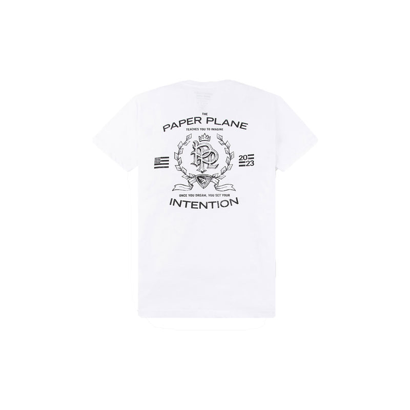 PAPER PLANES CROWN TEE-WHITE-200287