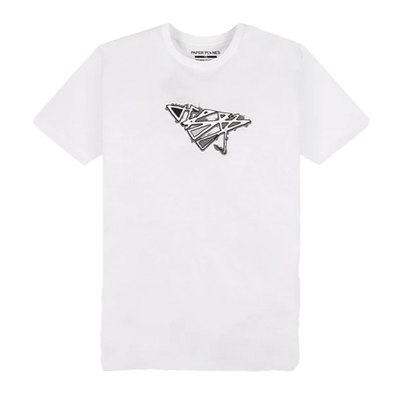 PAPER PLANES WARPED TEE-WHITE-200328