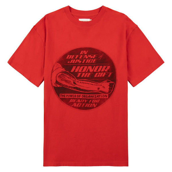 HONOR THE GIFT READY FOR ACTION SS TEE-HTG230192-RED
