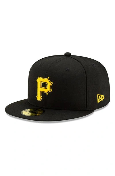 Men's Black Pittsburgh Pirates Alternate 2 Authentic Collection On-field 59fifty Fitted Hat