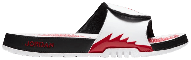 Jordan Hydro 5 Retro Slide 'White Fire Red'