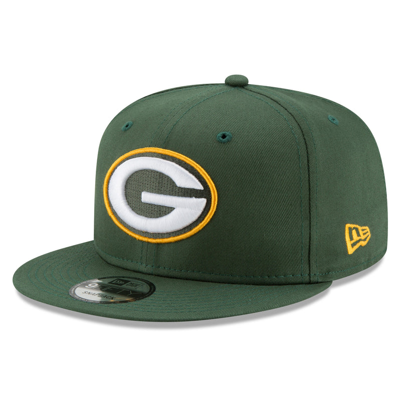 Green Bay Packers New Era Basic 9FIFTY Adjustable Snapback Hat
