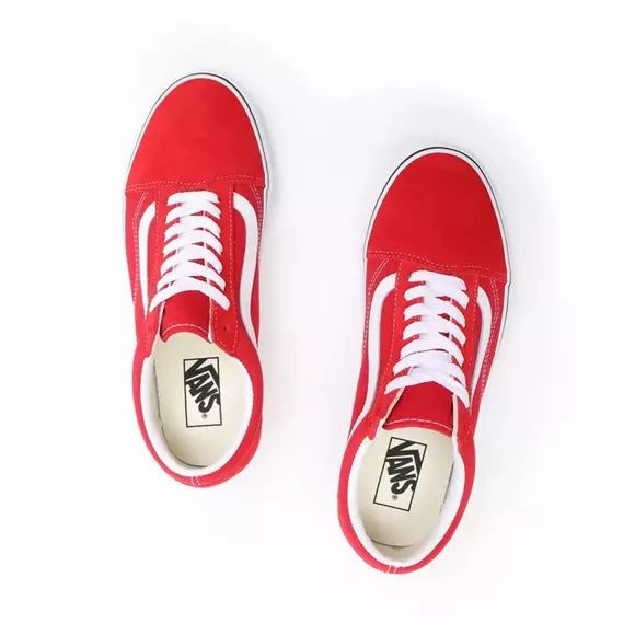 Vans Old Skool "Racing Red/White" Men's Shoe