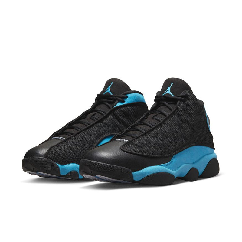 Air Jordan 13 Retro Mens-Black/Univeristy Blue