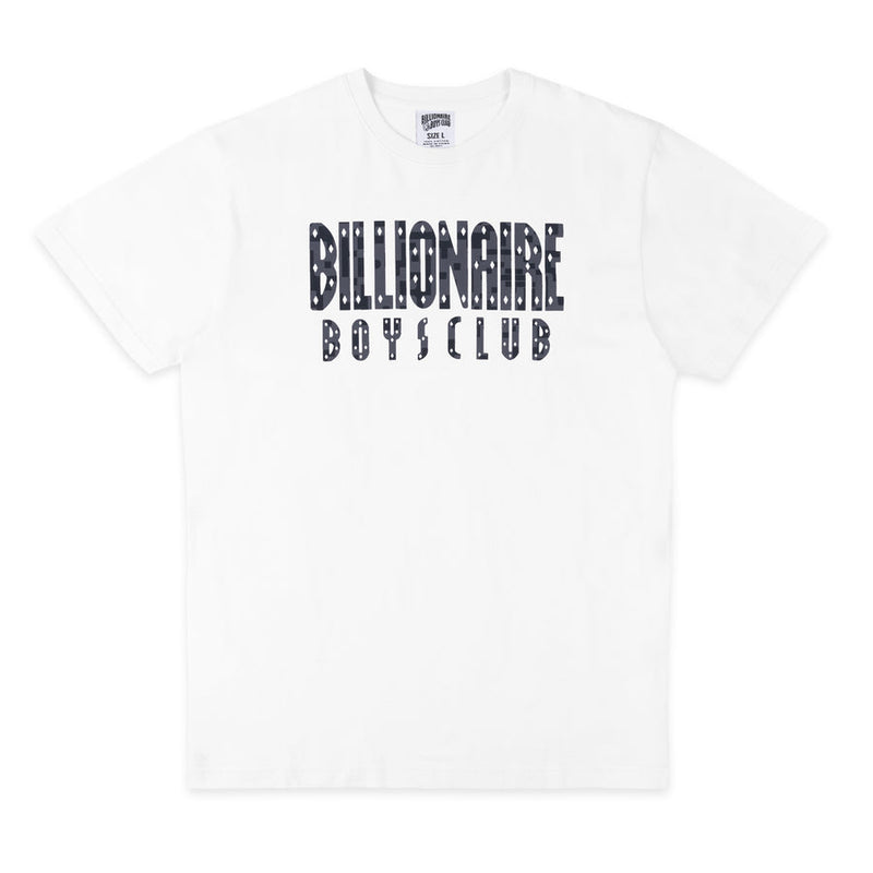 BILLIONAIRE BOYS CLUB BB STRAIGHT QR TEE-821-9205-WHITE