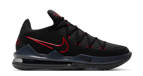 Nike LeBron 17 Low "Black/University Red/Dark Grey" Men's Basketball Shoe