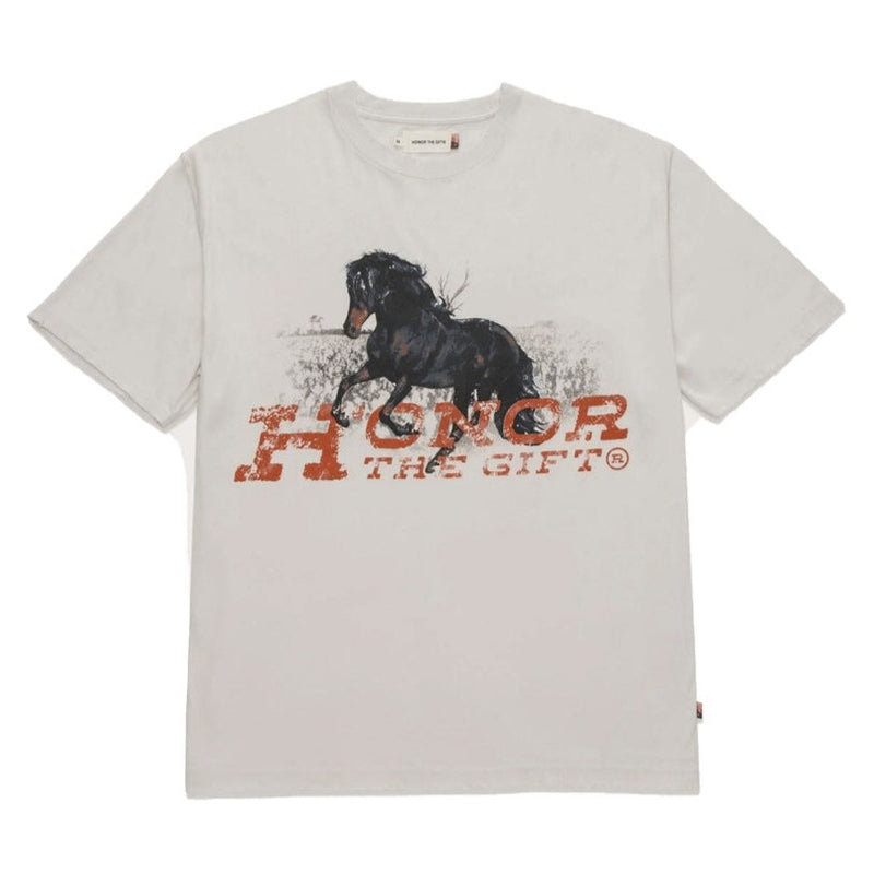 HONOR THE GIFT WORK HORSE SS TEE-SAND-HTG230199