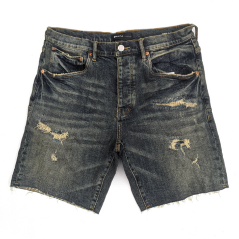 PURPLE BRAND MID INDIGO QUILTED DESTROY-P021-IQDP223