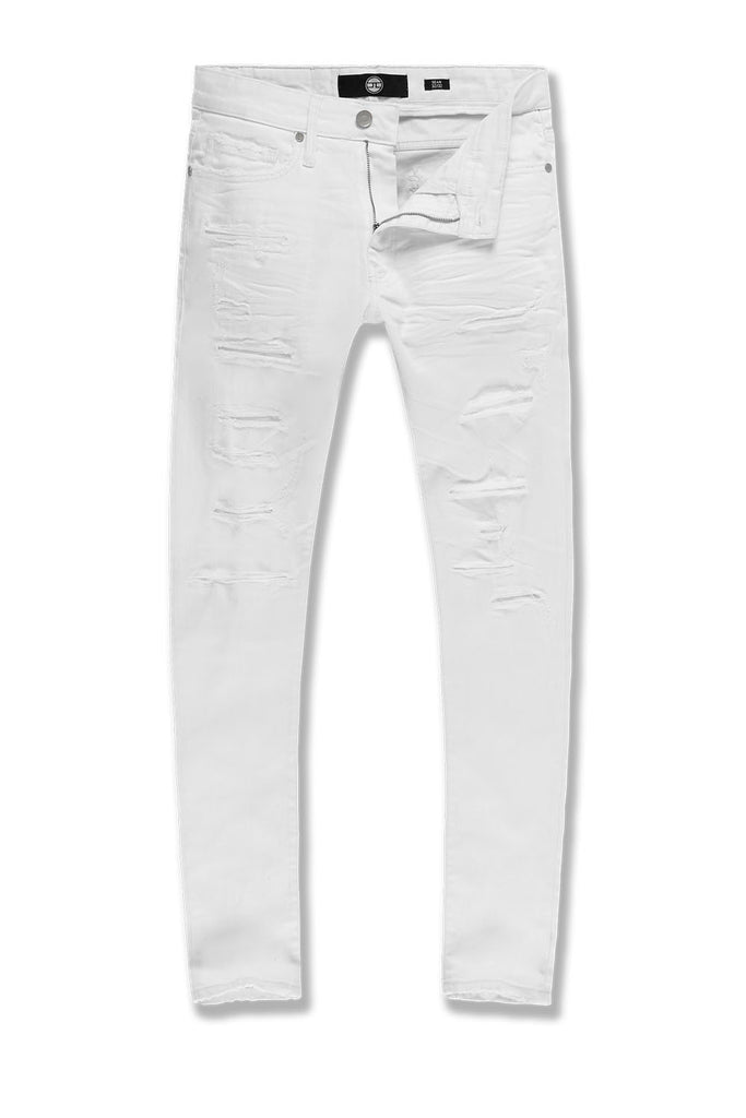 SEAN - TRIBECA TWILL PANTS (WHITE)-JS950R