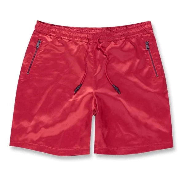 Jordan Craig Athletic Lux Shorts-Red-4415
