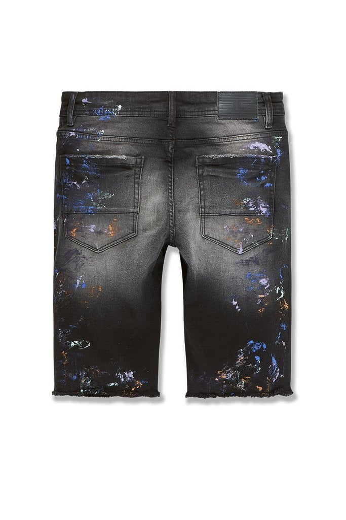 Vengeance Denim Shorts (Dark Raven)