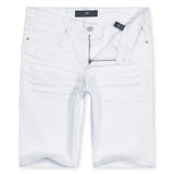 Jordan Craig Clean Denim Shorts-White-J3189S