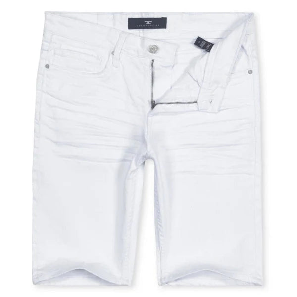 JORDAN CRAIG-CLEAN DENIM SHORTS-WHITE-J3189S