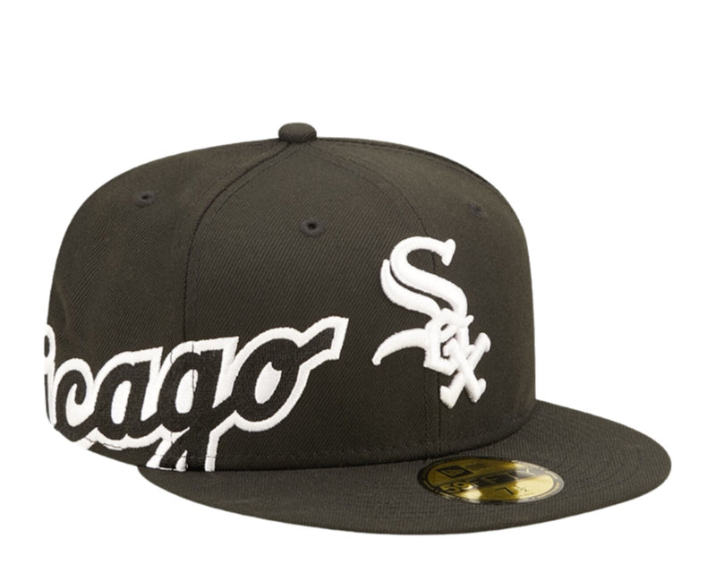 New Era 59Fifty MLB Chicago White Sox Side split Black Fitted Hat