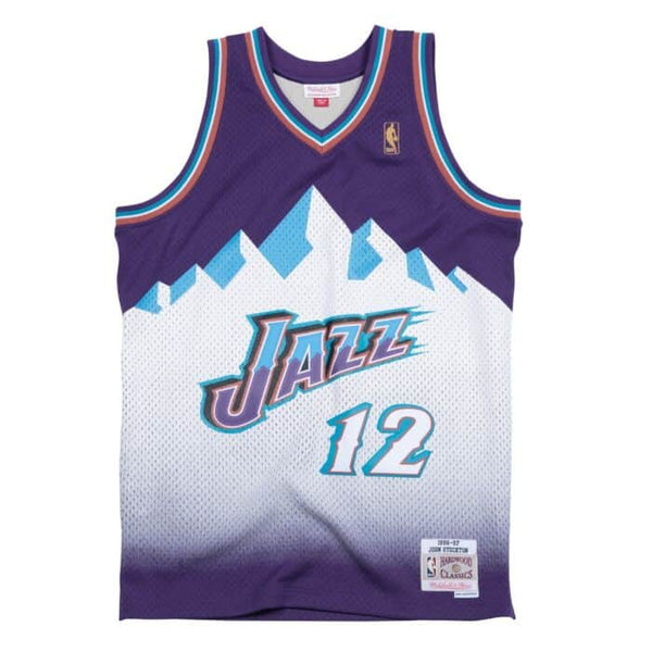 Swingman Jersey Utah Jazz Road 1996-97 John Stockton