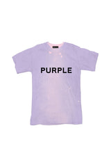 PURPLE BRAND TEXTURED JERSEY INSIDE OUT TEE-LAVENDER- P101-JLCT223